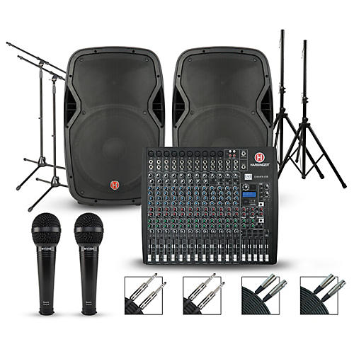 Harbinger Harbinger L2404FX Mixer with Harbinger VARI PA Package 15