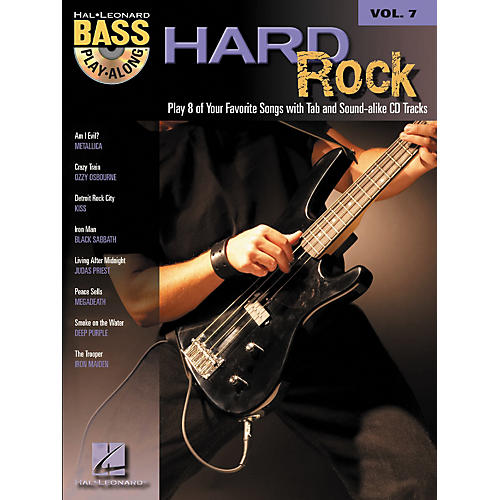 Hard Rock Bass Guitar Play-Along Series Volume 7 Songbook with CD