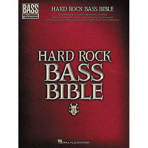 Hal Leonard Hard Rock Bible Bass Guitar Tab Songbook