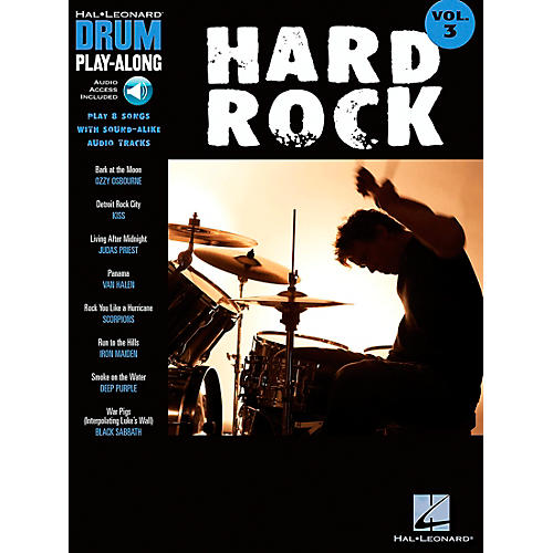Hard Rock Drum Play-Along Series Songbook with CD
