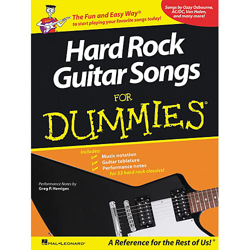 Hard Rock Guitar Songs for Dummies Guitar Tab Songbook