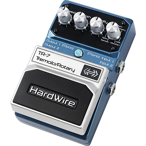Hardwire Series TR-7 Stereo Tremolo and Rotary Guitar Effects Pedal