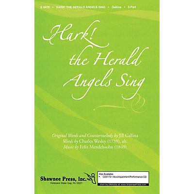 Shawnee Press Hark! The Herald Angels Sing 2-Part arranged by Jill Gallina