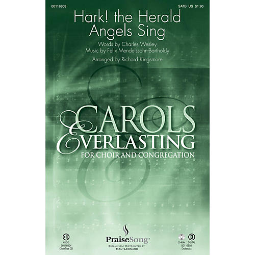 PraiseSong Hark! The Herald Angels Sing SATB arranged by Richard Kingsmore