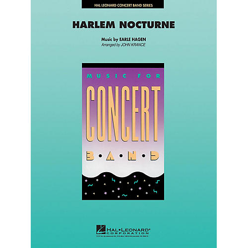 Hal Leonard Harlem Nocturne Concert Band Level 4-5 Arranged by John Krance