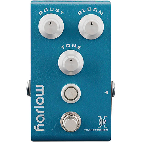 Bogner Harlow V2 BOOST + BLOOM With Transformer Guitar Effects Pedal Blue