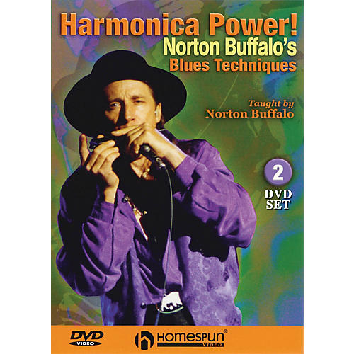 Harmonica Power! (2-DVD Set) Homespun Tapes Series DVD Written by Norton Buffalo