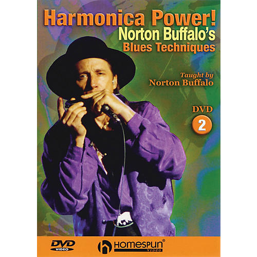Harmonica Power! (DVD Two - Blues Techniques) Homespun Tapes Series DVD Written by Norton Buffalo