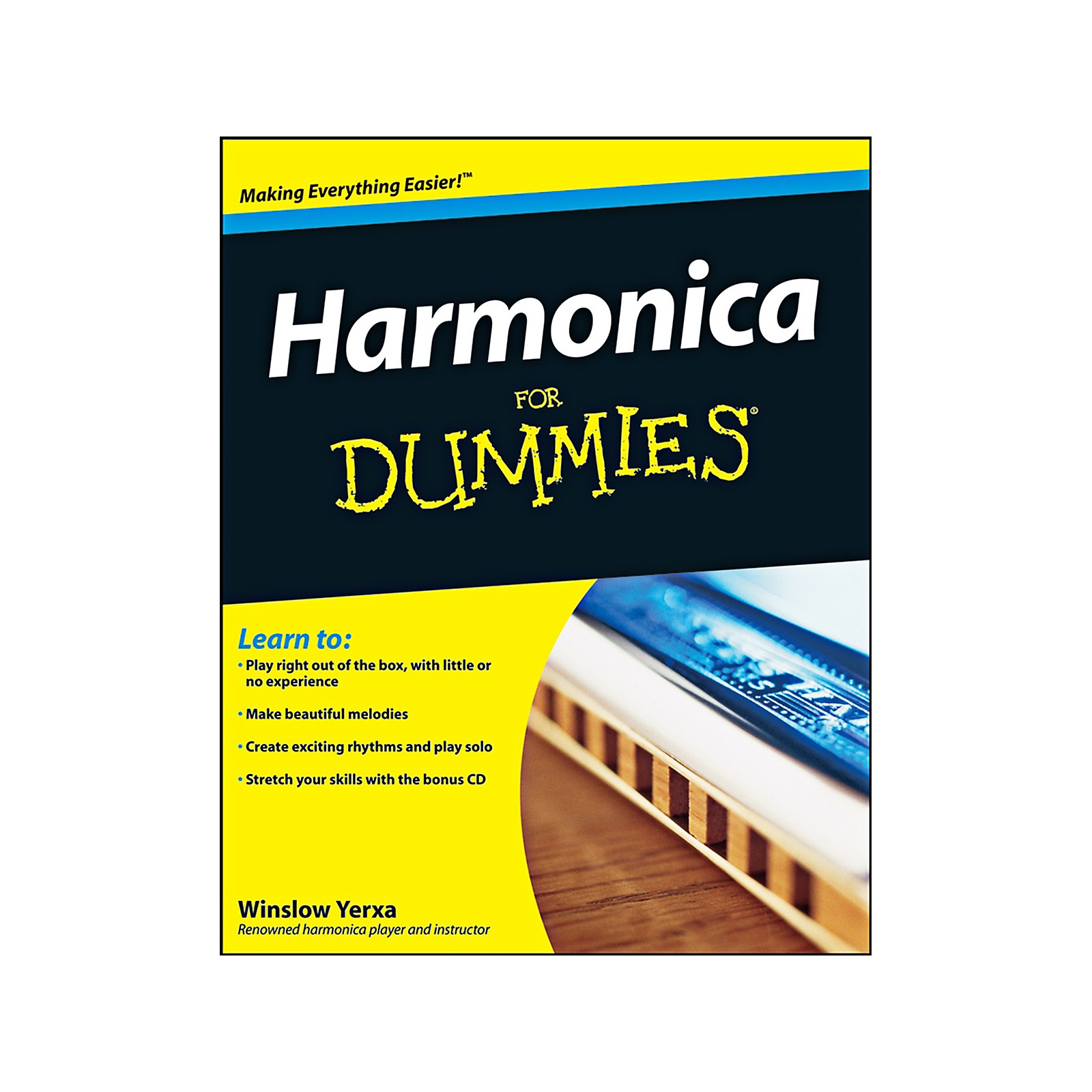 Mel Bay Harmonica for Dummies Book/CD Set Musician's Friend