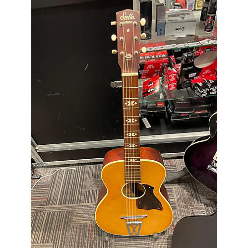 Stella Harmony Acoustic Guitar Natural