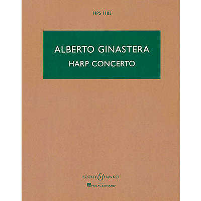 Boosey and Hawkes Harp Concerto, Op. 25 Boosey & Hawkes Scores/Books Series Softcover Composed by Alberto E. Ginastera