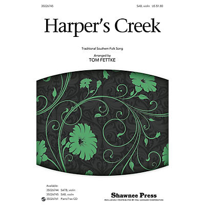 Shawnee Press Harper's Creek SAB arranged by Tom Fettke