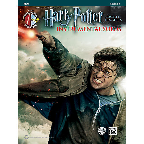 Alfred Harry Potter Instrumental Solos Flute - Book/CD