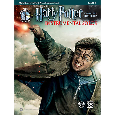 Alfred Harry Potter Instrumental Solos for Strings - Viola (Book/CD)