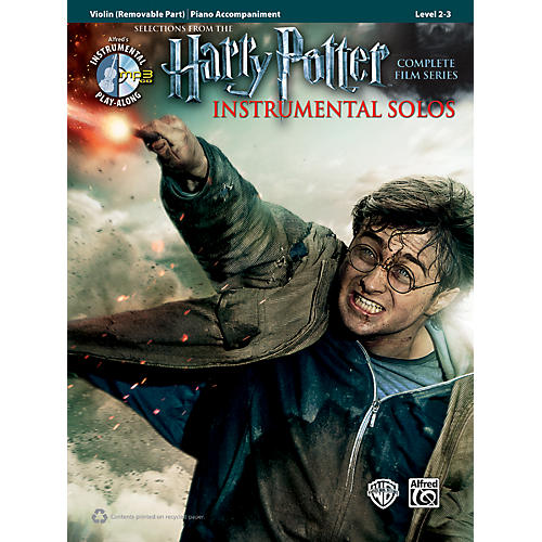 Alfred Harry Potter Instrumental Solos for Strings - Violin (Book/CD)