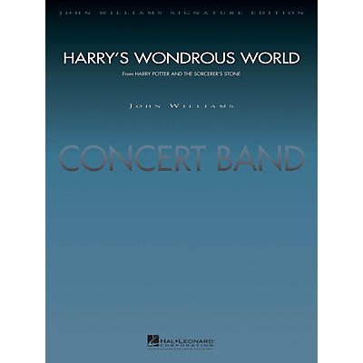 Hal Leonard Harry's Wondrous World (from Harry Potter and the Sorcerer's Stone) Concert Band Level 5 by John Williams