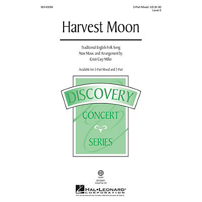 Hal Leonard Harvest Moon (Discovery Level 2) 3-Part Mixed arranged by Cristi Cary Miller