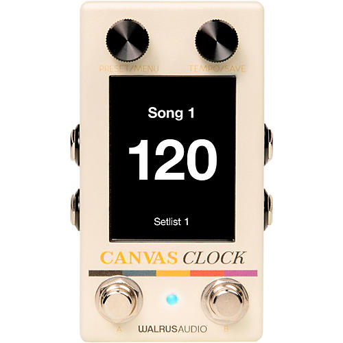 Walrus Audio Harvest Series Canvas Clock MIDI Pedal - White