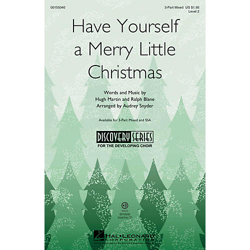 Hal Leonard Have Yourself a Merry Little Christmas (Discovery Level 2) VoiceTrax CD Arranged by Audrey Snyder