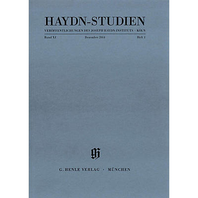G. Henle Verlag Haydn Studien Series - Series II, Volume 1, December 2014 Henle Periodicals Softcover by Josef Haydn