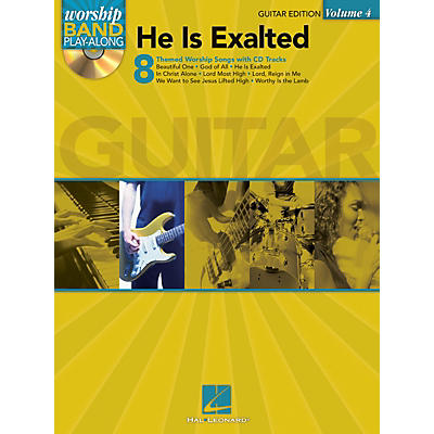 Hal Leonard He Is Exalted - Guitar Edition Worship Band Play-Along Series Softcover with CD Composed by Various
