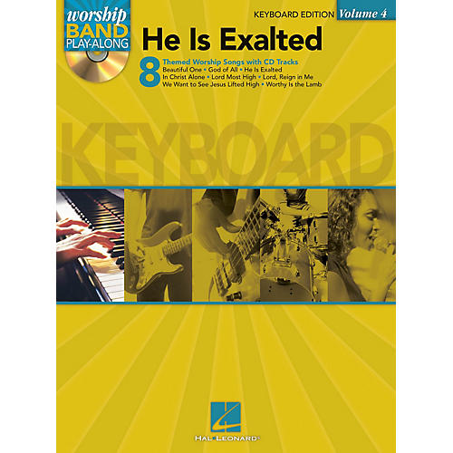 Hal Leonard He Is Exalted - Keyboard Edition Worship Band Play-Along Series Softcover with CD Composed by Various