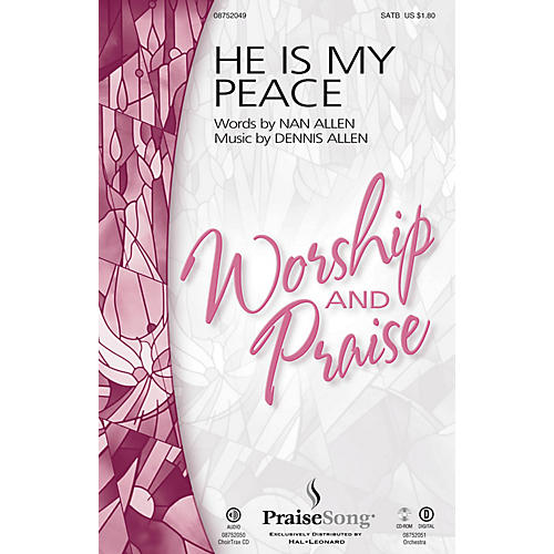He Is My Peace CHOIRTRAX CD Composed by Dennis Allen