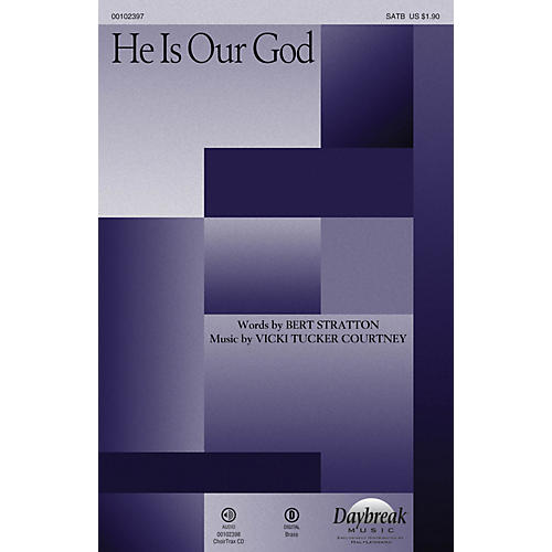 He Is Our God CHOIRTRAX CD Composed by Vicki Tucker Courtney