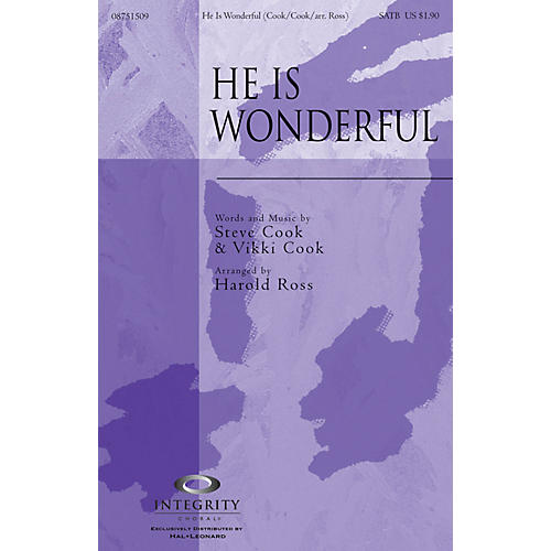 He Is Wonderful ORCHESTRA ACCOMPANIMENT Arranged by Harold Ross