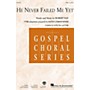 Hal Leonard He Never Failed Me Yet TTBB arranged by Keith Christopher