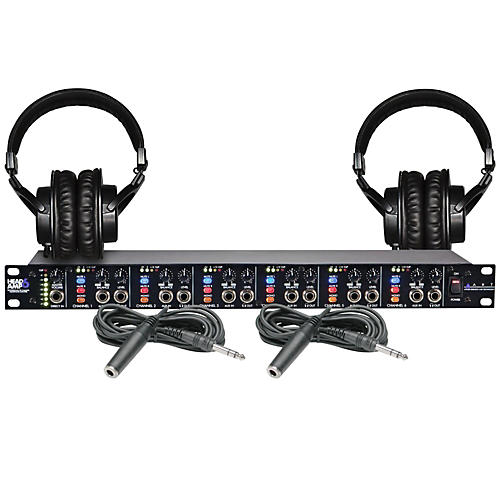 Headamp6 Tascam TH-200X 2 Headphone Package