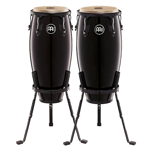Headliner Series 10 and 11 Inch Wood Conga Set with Basket Stands