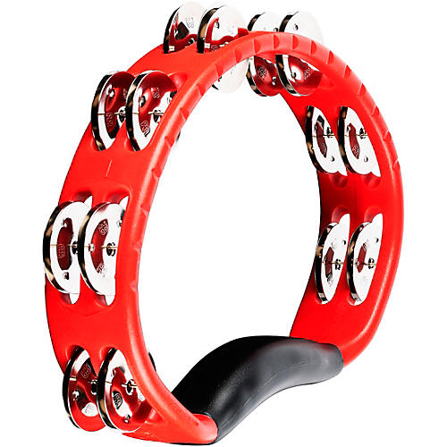 MEINL Headliner Series Molded ABS Tambourine, Dual Row Red