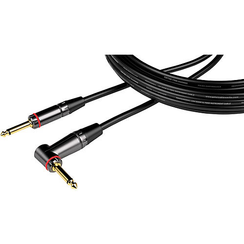 GATOR CABLEWORKS Headliner Series Straight to RA Instrument Cable 10 ft. Black