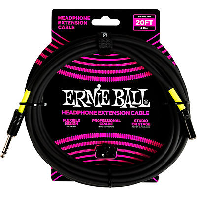 Ernie Ball Headphone Extension Cable 1/4 to 3.5 mm