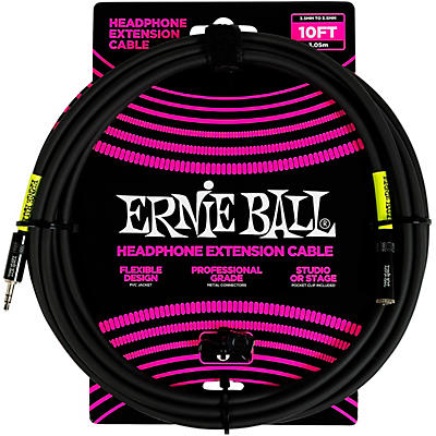 Ernie Ball Headphone Extension Cable 3.5mm to 3.5mm