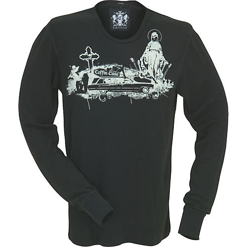 Hearse and Cross Long-Sleeve Thermal Shirt