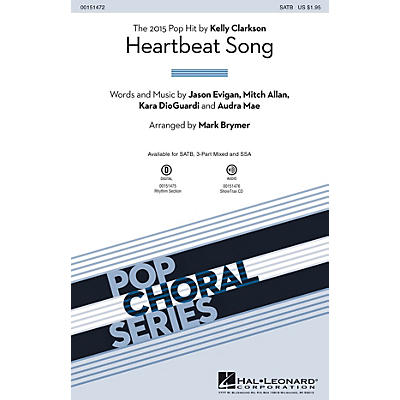Hal Leonard Heartbeat Song ShowTrax CD by Kelly Clarkson Arranged by Mark Brymer