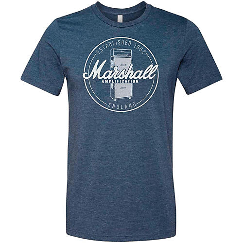 Marshall Heather Soft Style Ring Spun Cotton T-Shirt Established Navy Large