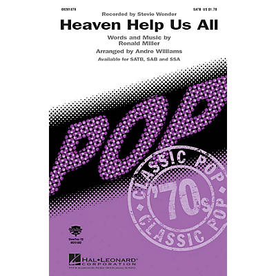 Hal Leonard Heaven Help Us All ShowTrax CD by Stevie Wonder Arranged by Andre Williams