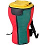 X8 Drums Heavy Duty Djembe Backpack Bag Extra Large Rasta