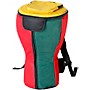 X8 Drums Heavy Duty Djembe Backpack Bag Large Rasta