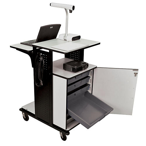 Heavy-Duty Presentation Station with Storage Trays