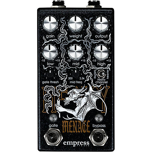 Empress Effects Heavy Menace Distortion Effects Pedal Black