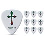 Pick Boy Heavy Metal Cross Celltex Guitar Picks 1.00 mm 10 Pack