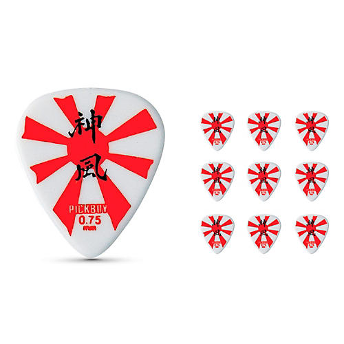 Pick Boy Heavy Metal Rising Sun Celltex Guitar Picks .75 mm 10 Pack