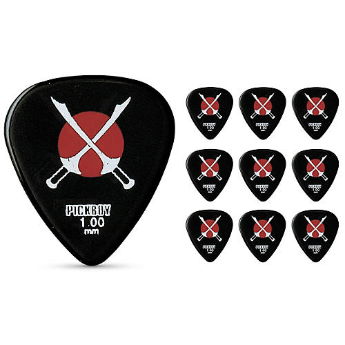 Pick Boy Heavy Metal Samurai Swords Celltex Guitar Picks 1.00 mm 10 Pack