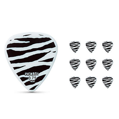 Pick Boy Heavy Metal Zebra Print Celltex Guitar Picks