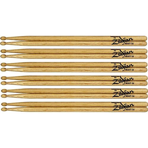 Heavy Wood Drumsticks 6-Pack