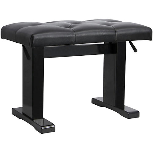 On-Stage Stands Height Adjustable Piano Bench Black